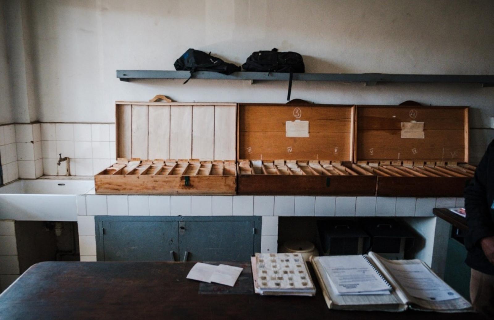 Records in a police station